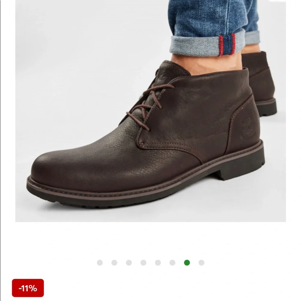 TIMBERLAND Stormbucks Chukka TB0A2ETJV13 Dk Brown Full - Picture 6 of 6